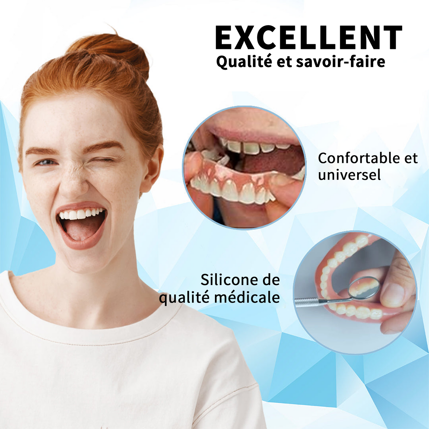 Bikenda™ ensemble de prothèses dentaires en silicone (⏰𝗢𝗳𝗳𝗿𝗲 𝗹𝗶𝗺𝗶𝘁é𝗲 𝗱𝗮𝗻𝘀 𝗹𝗲 𝘁𝗲𝗺𝗽𝘀 60 𝗱𝗲𝗿𝗻𝗶è𝗿𝗲𝘀 𝗺𝗶𝗻𝘂𝘁𝗲𝘀⏰)🍬